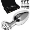 Plug Anal Rosebud Inox - Cristal Blanc - Small 2 Plug Anal Rosebud Inox - Cristal Blanc - Small -Poppers Soldes Boutique plug anal rosebud inox cristal blanc small 0 1 3901