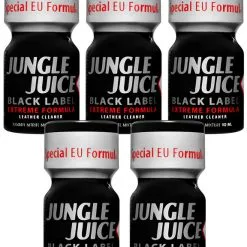 Poppers Jungle Juice Black Label 10 Ml - Pack De 5