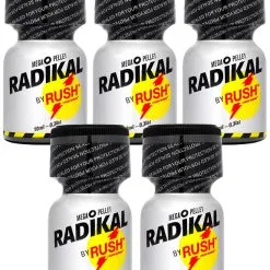 Poppers Radikal Rush 10 Ml - Pack De 5
