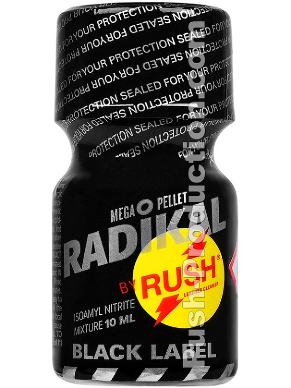 Poppers Radikal Rush Black Label 10 Ml 3 Poppers Radikal Rush Black Label 10 Ml