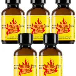 Poppers Rush Ultra Strong 24 Ml - Pack De 5