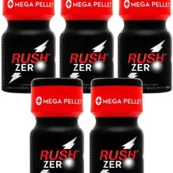 Poppers Rush Zero 10 Ml - Pack De 5