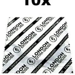 Preservatifs London Extra Large X 10