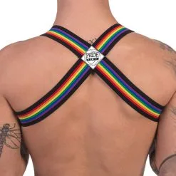 Pride Harness - Black -Poppers Soldes Boutique pride harness black 3 1 8607