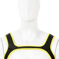 Puppy Dog Harnais En Neoprene - Jaune -Poppers Soldes Boutique puppy dog harnais en neoprene jaune 1 1 8382