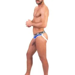 Push - Cockfoster Premium Mesh - Royal/blanc -Poppers Soldes Boutique push cockfoster premium mesh royal blanc 2 1 8972