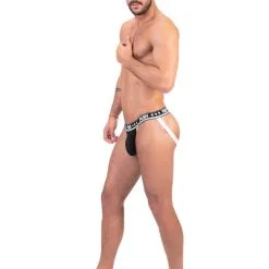 Push - Jockstrap Premium Mesh - Noir/blanc -Poppers Soldes Boutique push jockstrap premium mesh noir blanc 2 1 8979