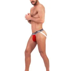 Push - Jockstrap Premium Mesh - Rouge/blanc 9 Push - Jockstrap Premium Mesh - Rouge/blanc -Poppers Soldes Boutique push jockstrap premium mesh rouge blanc 2 1 8976