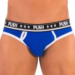 Push - Slip Premium Cotton - Royal/blanc