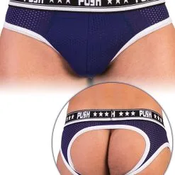 Push - Slip Premium Mesh Hole - Marine/blanc