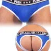 Push - Slip Premium Mesh Hole - Royal/blanc -Poppers Soldes Boutique push slip premium mesh hole royal blanc 0 3 7665