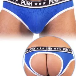 Push - Slip Premium Mesh Hole - Royal/blanc
