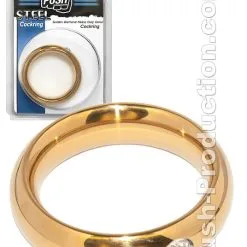 Push Steel - Cockring Golden Diamond Heavy Duty Donut