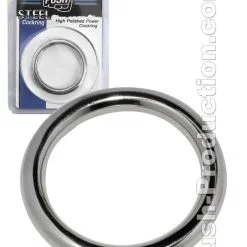 Push Steel - High Polished Power Cockring - 8mm