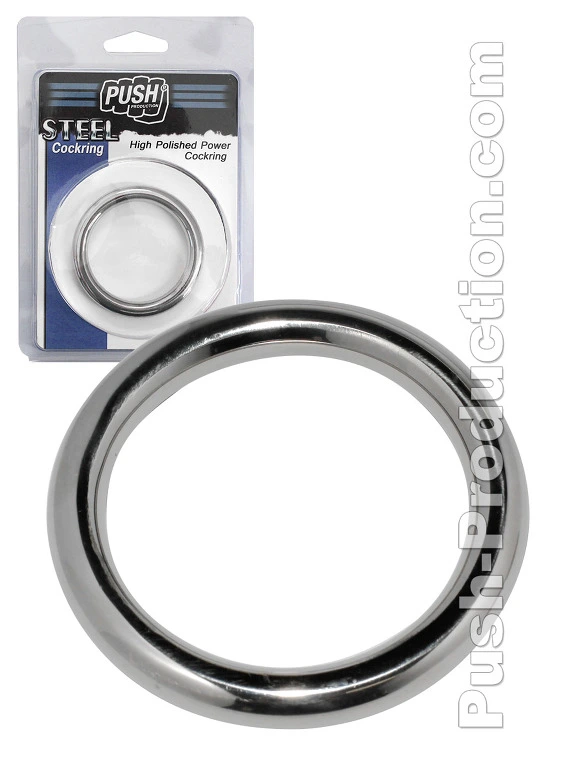 Push Steel - High Polished Power Cockring - 8mm 3 Push Steel - High Polished Power Cockring - 8mm