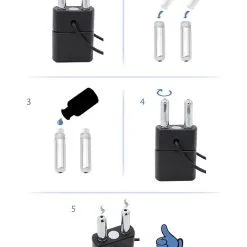 Push Xtreme Fetish - Double Inhalateur De Poppers - Noir -Poppers Soldes Boutique push xtreme fetish double inhalateur de poppers noir 5 1 7732