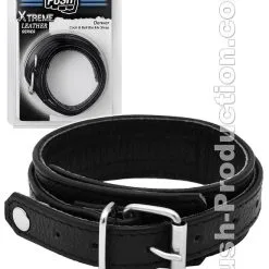 Push Xtreme Leather - Denver Cock & Ball Buckle Strap