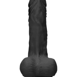RealRock - Dildo 10 Inch Avec Testicules - Noir -Poppers Soldes Boutique realrock dildo 10 inch avec testicules noir 2 2 9180