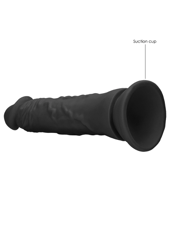 RealRock - Dildo 10 Inch Sans Testicules - Noir 7 RealRock - Dildo 10 Inch Sans Testicules - Noir – Image 5