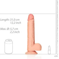 RealRock - Dildo 11 Inch - Straight Ultra Skin -Poppers Soldes Boutique realrock dildo 11 inch straight ultra skin 4 1 9495