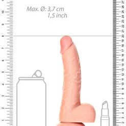 RealRock - Dildo 7 Inch - Curved Ultra Skin -Poppers Soldes Boutique realrock dildo 7 inch curved ultra skin 4 1 9498