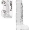 RealRock - Dildo 8 Inch & Balls - Crystal Clear 2 RealRock - Dildo 8 Inch & Balls - Crystal Clear -Poppers Soldes Boutique realrock dildo 8 inch balls crystal clear 0 1 8878