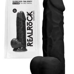 RealRock - Silicone Dildo - Noir