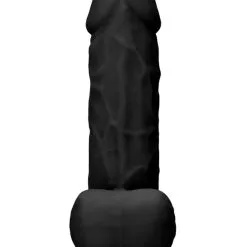 RealRock - Silicone Dildo - Noir -Poppers Soldes Boutique realrock silicone dildo noir 2 1 8167