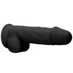 RealRock - Silicone Dildo - Noir -Poppers Soldes Boutique realrock silicone dildo noir 3 1 8167