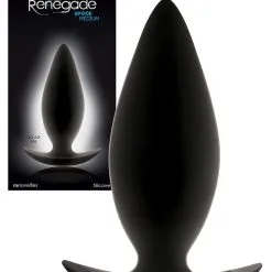 Renegade - Spade Silicone Anal Plug - Medium