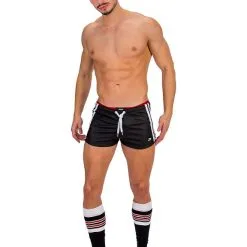 Short Byron Laboratory - Noir/blanc -Poppers Soldes Boutique short byron laboratory noir blanc 3 1 8176