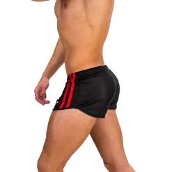 Short Byron Laboratory - Noir/rouge -Poppers Soldes Boutique short byron laboratory noir rouge 2 1 8175