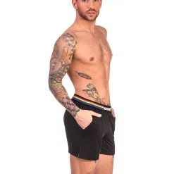 Short Pride - Noir 7 Short Pride - Noir -Poppers Soldes Boutique short pride noir 2 1 9276