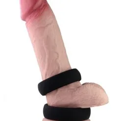 Silicone Donut Cockring Duo -Poppers Soldes Boutique silicone donut cockring duo 2 2 8988