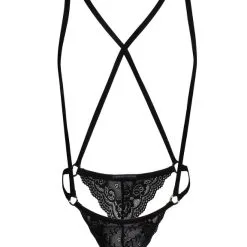 Singlet Lace - Noir -Poppers Soldes Boutique singlet lace noir 5 1 9248