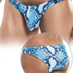 Slip Bikini Low Rise Snake