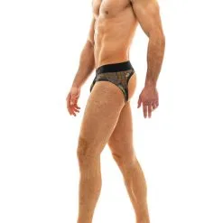 Slip Bottomless Trapped Camo - Kaki -Poppers Soldes Boutique slip bottomless trapped camo kaki 3 1 8756