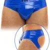 Slip Bottomless Viral Vinyl - Bleu -Poppers Soldes Boutique slip bottomless viral vinyl bleu 0 1 8750