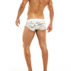 Slip De Bain Glitter - Gold -Poppers Soldes Boutique slip de bain glitter gold 3 1 8761