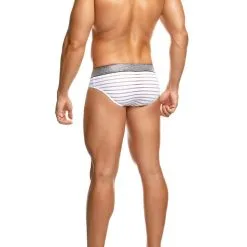 Slip Exclusive - Blanc/argent? -Poppers Soldes Boutique slip exclusive blanc argent 3 1 8759