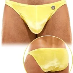 Slip Low Cut Pure Velvet - Jaune