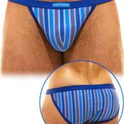 Slip Tanga Trapped Camo - Bleu