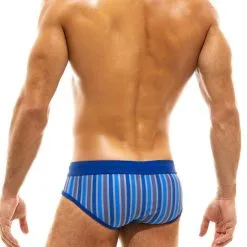 Slip Trapped Camo - Bleu -Poppers Soldes Boutique slip trapped camo bleu 3 1 9322