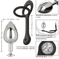 Star Fucker - XL Teardrop Plug Silicone Cock Enhancer -Poppers Soldes Boutique star fucker xl teardrop plug silicone cock enhancer 2 1 9522