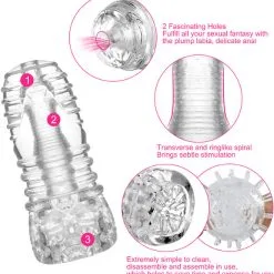 Stroker Super-Stretchable TPE Transparent - SONO No.68 7 Stroker Super-Stretchable TPE Transparent - SONO No.68 -Poppers Soldes Boutique stroker super stretchable tpe transparent sono no68 2 1 8288