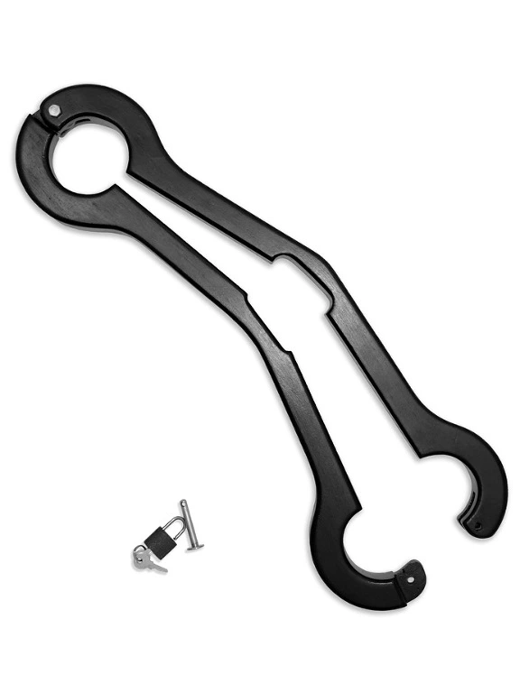 Tight Squeeze Balls Pillory - Black 3 Tight Squeeze Balls Pillory - Black