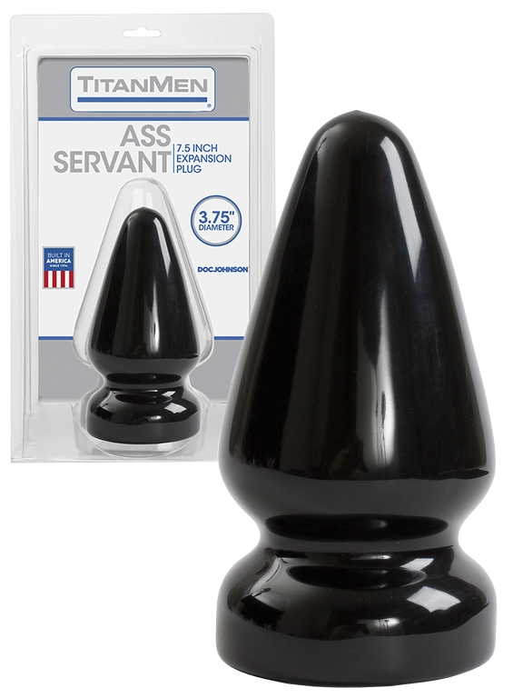 Titanmen Ass Servant Buttplug - Noir 3 Titanmen Ass Servant Buttplug - Noir