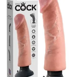 Vibromasseur Nature De 22,8 Cm - King Cock
