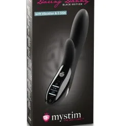Vibromasseur Noir E-stim - Daring Danny - Mystim -Poppers Soldes Boutique vibromasseur noir e stim daring danny mystim 5 3 7226