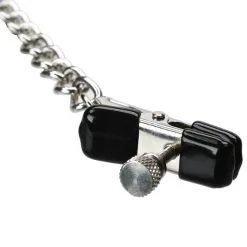 Wide Nipple Clamps With Chain -Poppers Soldes Boutique wide nipple clamps with chain 2 2 9547